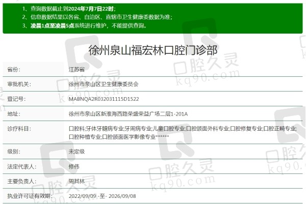 徐州福宏林口腔医院怎么样？